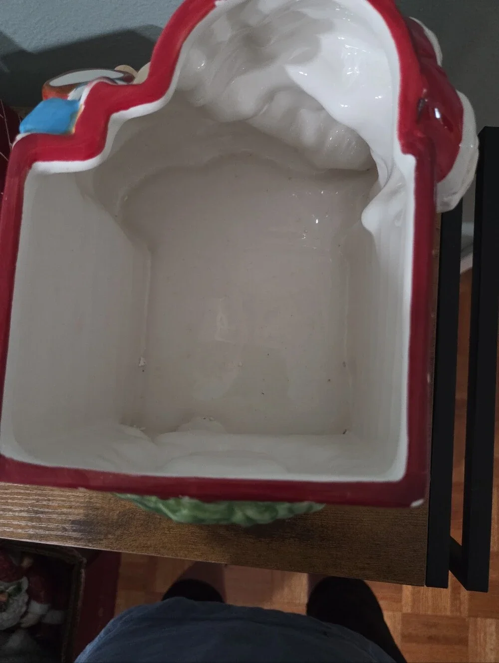 Vintage 2005 Gibson Coca Cola Santa Claus Cookie Jar.